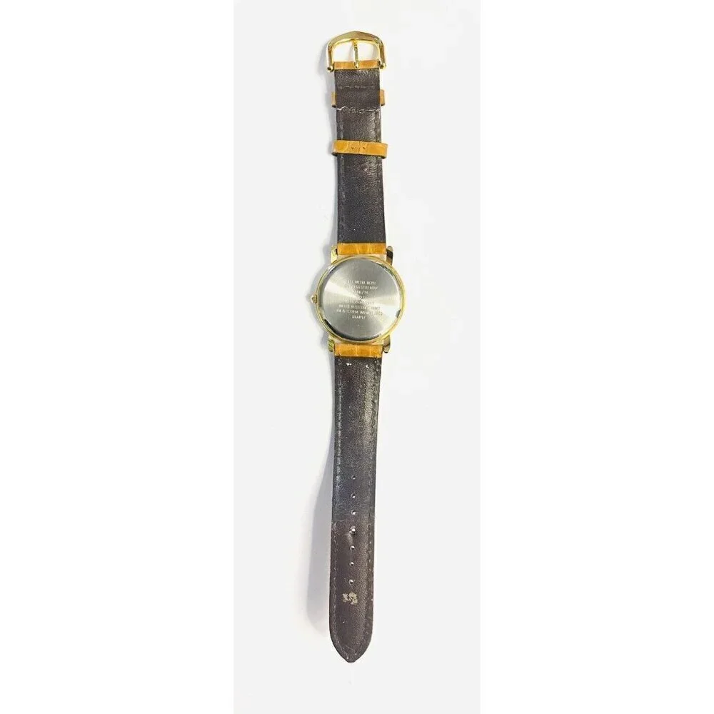 Armitron Winking Tweety Bird Watch 1994 Looney Tunes Gold Tone Leather Vintage